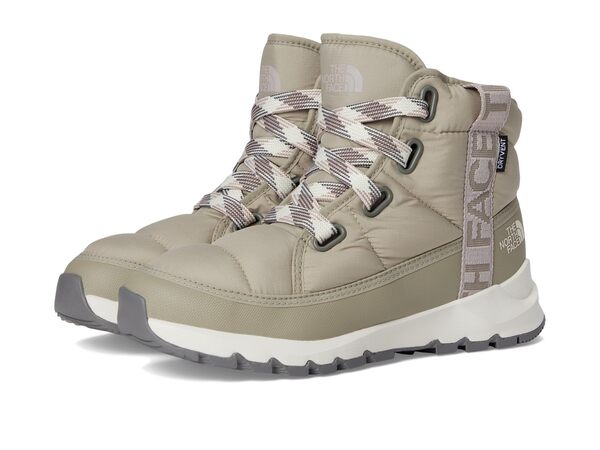 ノースフェイス レディース ブーツ・レインブーツ シューズ ThermoBall Lace Up Luxe WP Clay Grey/Moonsの通販は