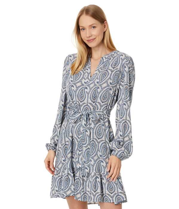 トミー ヒルフィガー レディース ワンピース トップス Paisley Band Collar Dress Ivory Multi 18,235円