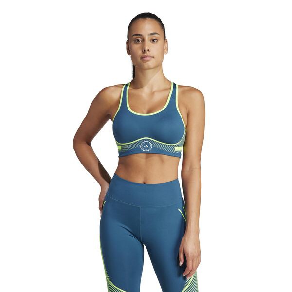 アディダス レディース ブラジャー アンダーウェア TruePace High Support Sports Bra IT9381 Tech Mineral