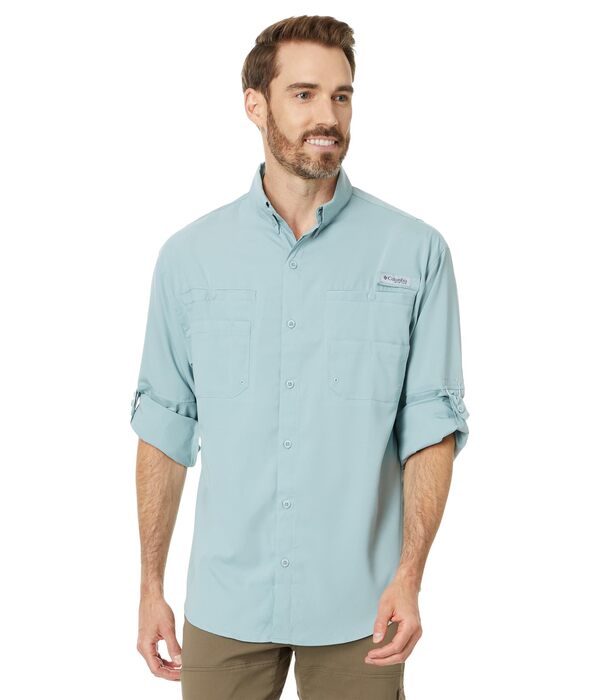 コロンビア メンズ シャツ トップス Tamiami II L/S Crushed Blue