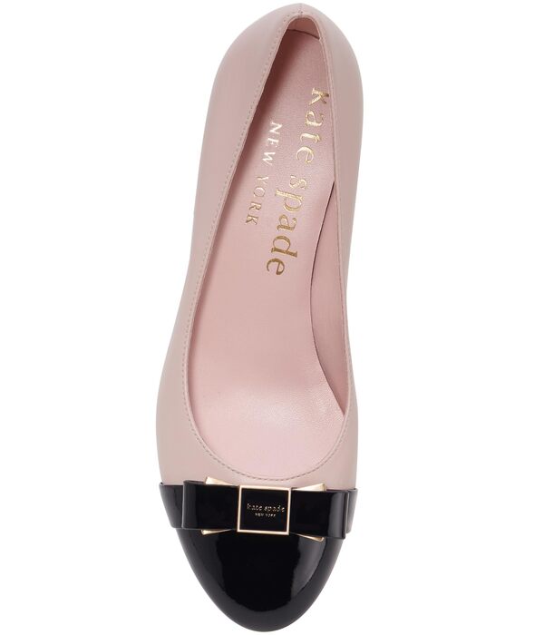 ケイトスペード レディース ヒール シューズ Bowdie Pumps Black/Pale Vell