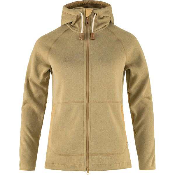 フェールラーベン レディース パーカー・スウェット アウター Ovik Fleece Hoodie Dune Beige