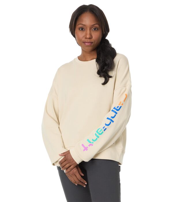 カーハート レディース ニット・セーター アウター TENCEL Fiber Series Loose Fit Sleeve Graphic Sweatshirt Oat Milkの通販は