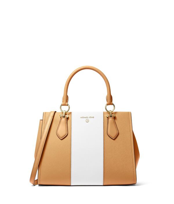 マイケルコース レディース ハンドバッグ バッグ Marilyn Medium Satchel Pale Peanut Mul