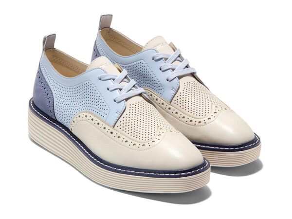 コールハーン レディース オックスフォード シューズ Originalgrand Platform Wingtip Oxford Heather/Silver