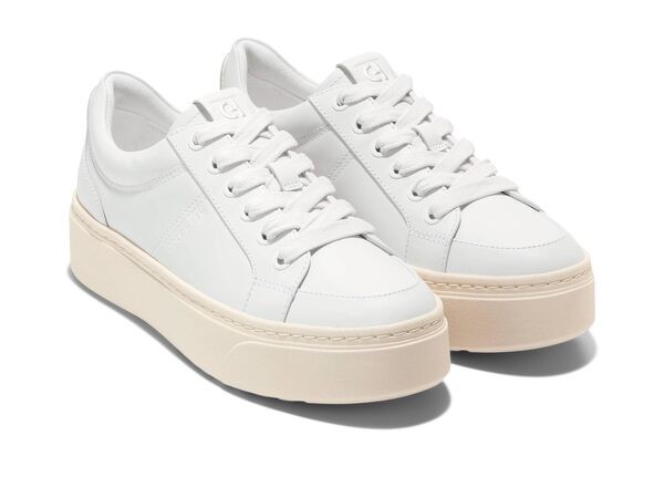 コールハーン レディース スニーカー シューズ Grandpro Max Platform Sneaker Optic White/Ivo