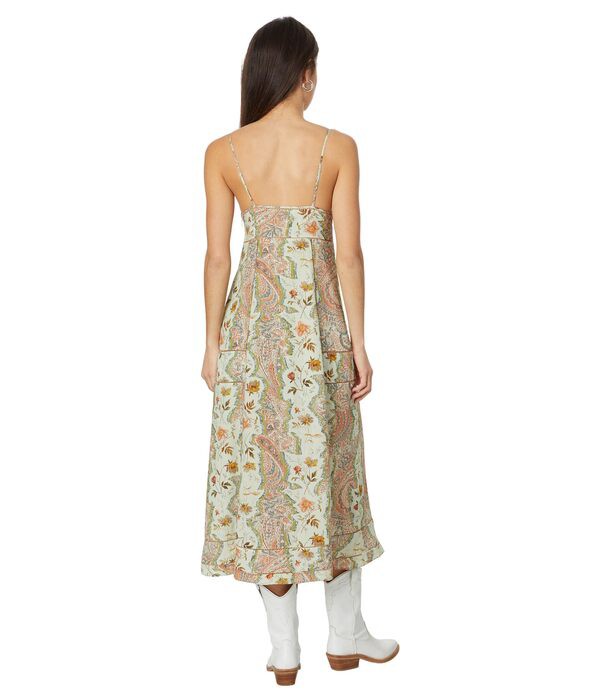 オールセインツ レディース ワンピース トップス Dahlia Cascade Dress Spring Greenの通販は