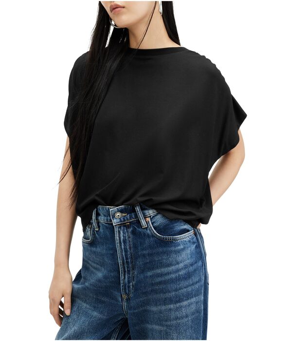 オールセインツ AllSaints Natalie Tee レディース シャツ トップス Black オールセインツ レディース シャツ トップス Natalie Tee Black