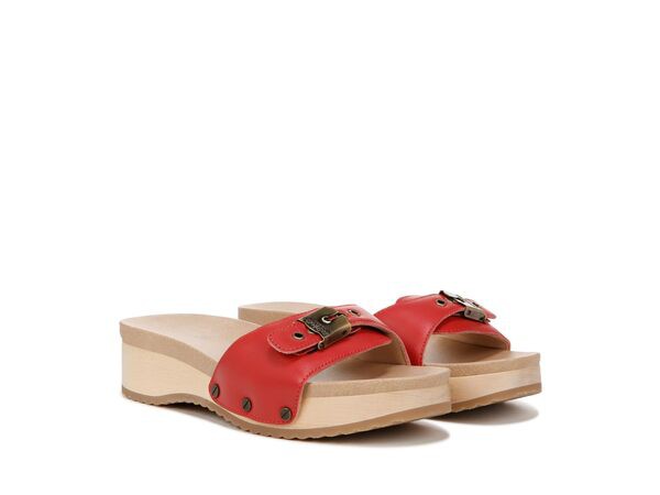 ドクター・ショール レディース サンダル シューズ Original Too Slide Sandal Heritage Red Le