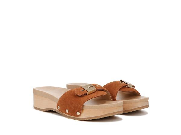 ドクター・ショール レディース サンダル シューズ Original Too Slide Sandal Honey Brown Lea