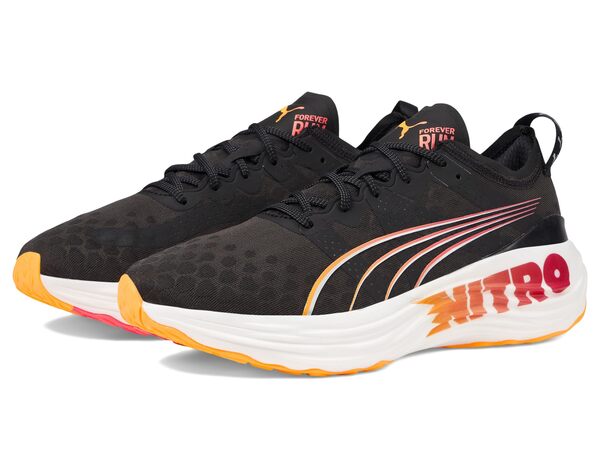 プーマ メンズ スニーカー シューズ Foreverrun Nitro Ff Puma Black/Sunの通販は