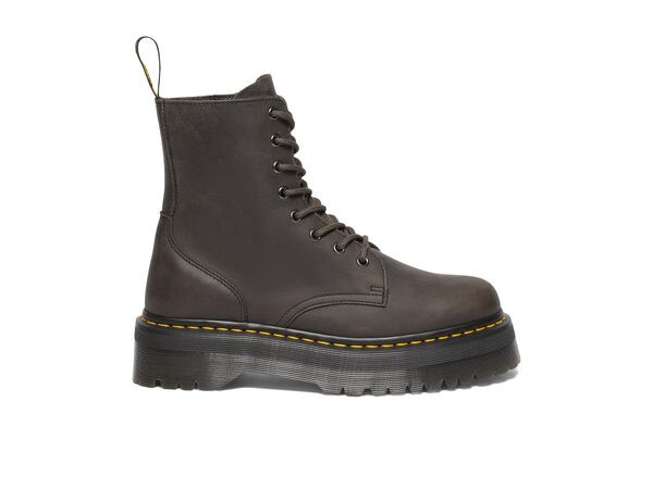 ドクターマーチン メンズ ブーツ・レインブーツ シューズ Jadon Leather Lace-Up Boots Charcoal Grey