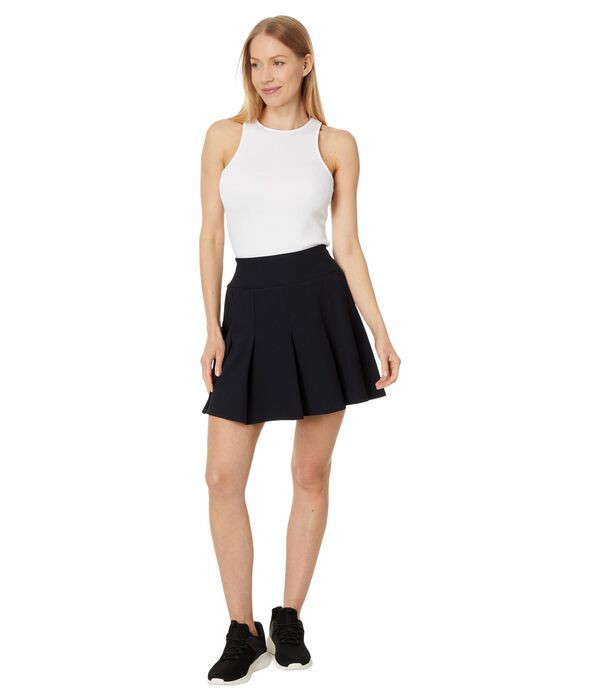 スケッチャーズ レディース スカート ボトムス Pickleball Uno Rib Pleated Skort Black