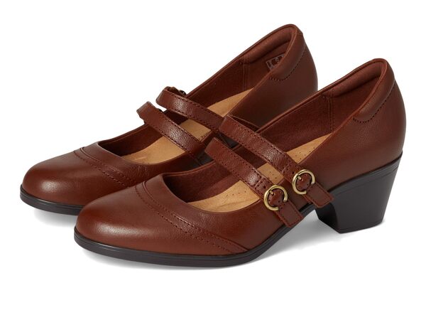 クラークス レディース ヒール シューズ Emily 2 Jane Tan Leather
