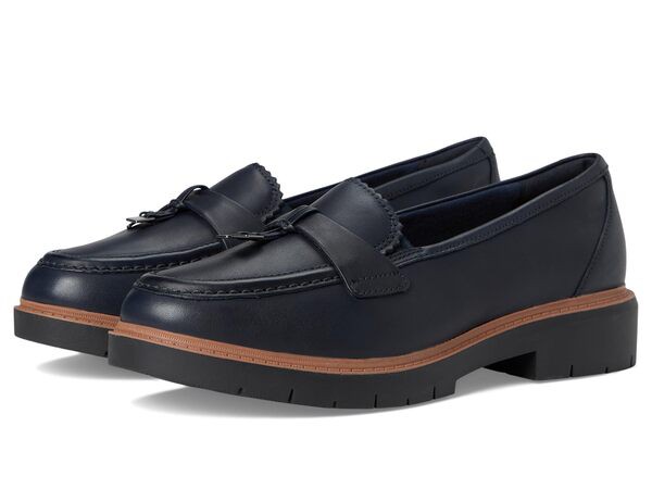 クラークス レディース スリッポン・ローファー シューズ Westlynn Bella Navy Leather