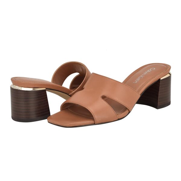 カルバンクライン レディース サンダル シューズ Valery Dark Natural Leの通販は
