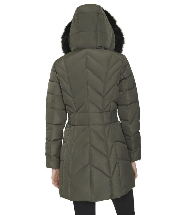 コールハーン レディース コート アウター Taffeta Down Coat Merlot トレンチコート
