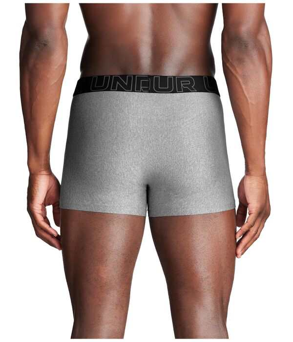 アンダーアーマー メンズ ボクサーパンツ アンダーウェア 3-Pack Performance Tech Solid 3 Boxer Briefs Steel