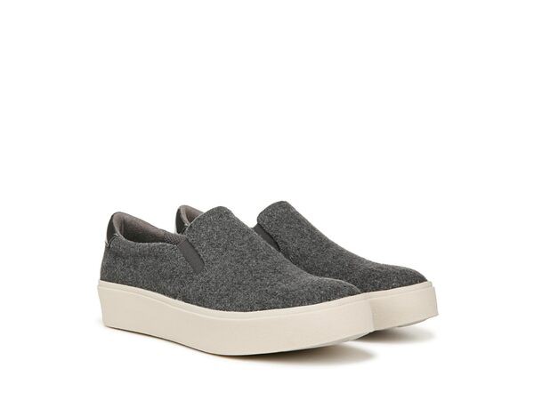 ドクター・ショール レディース スリッポン・ローファー シューズ Madison Up Slip-On Charcoal Wool