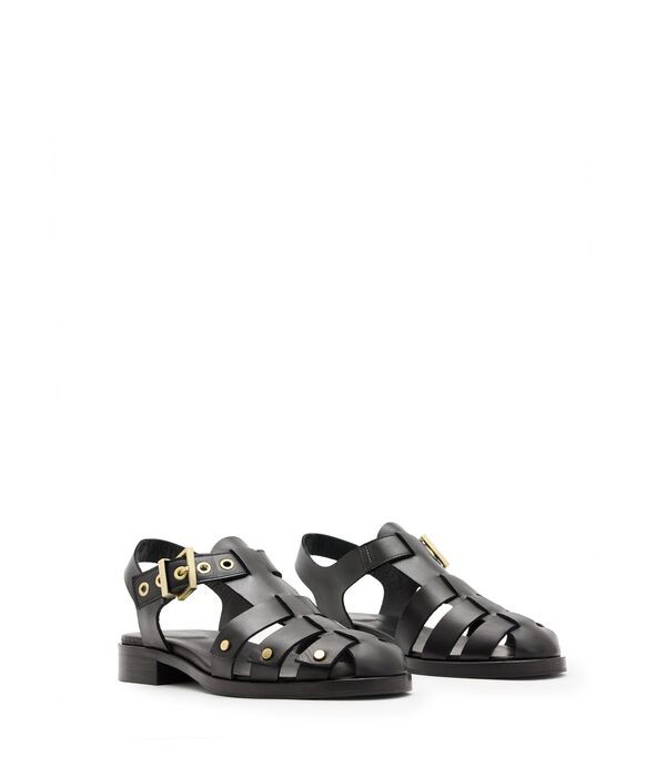 オールセインツ レディース ヒール シューズ Nelly Stud Sandal Black