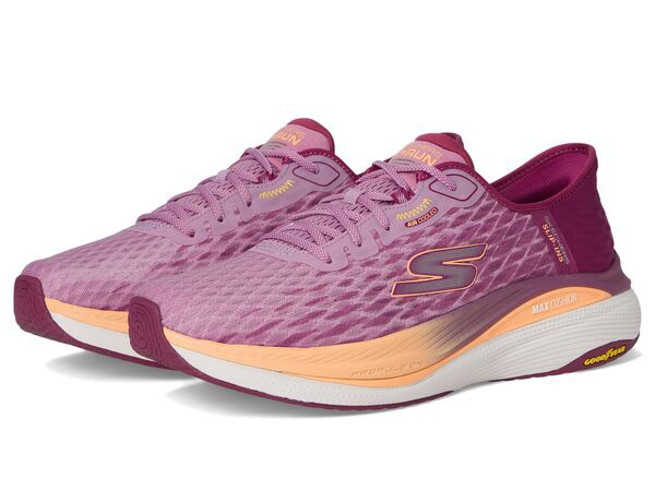 スケッチャーズ レディース スニーカー シューズ Max Cushioning Propulsion Vitality Hands Free Slip-Ins Raspberry