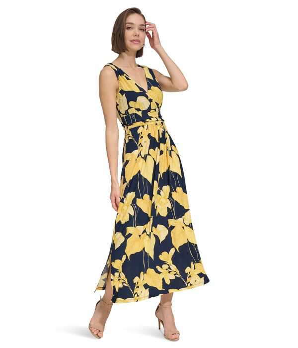 トミー ヒルフィガー レディース ワンピース トップス Tropical Maxi Dress Sky Captain/Sna