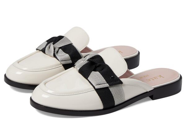 ケイトスペード レディース スリッポン・ローファー シューズ Leandra Mule Loafer Cream/ Black Mu