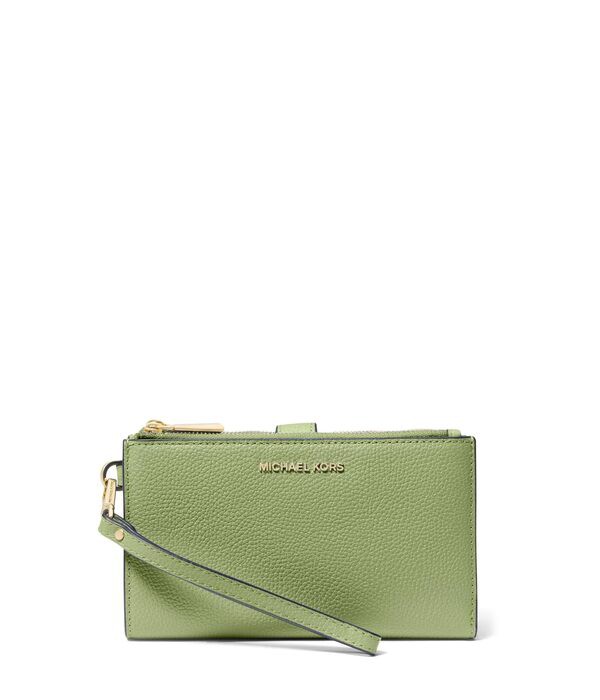 マイケルコース レディース ハンドバッグ バッグ Jet Set Double Zip Wristlet Light Sage