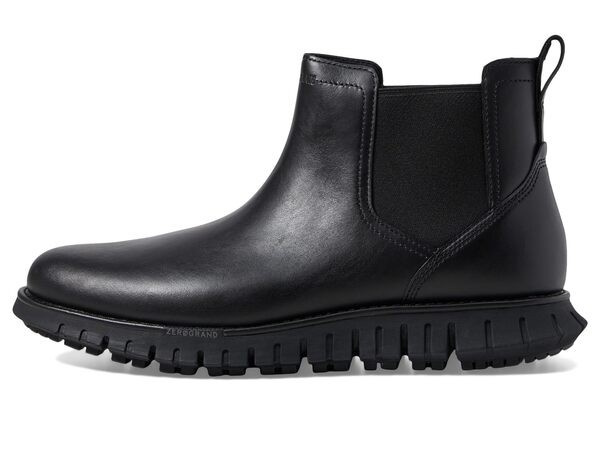 コールハーン メンズ ブーツ・レインブーツ シューズ Zerogrand Remastered Waterproof Chelsea Boots Black/Black