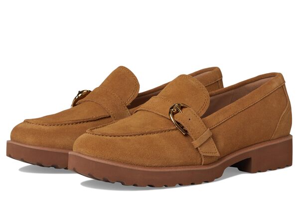 コールハーン レディース スリッポン・ローファー シューズ Giana Buckle Loafers Golden Honey Suの通販はローファー