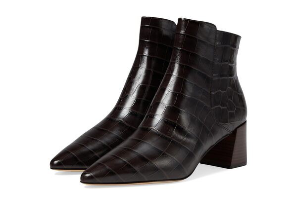 コールハーン レディース ブーツ・レインブーツ シューズ Catlyn Block Heel Bootie Dark Chocolate