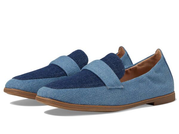 コールハーン レディース スリッポン・ローファー シューズ Trinnie Soft Loafers Light Denim/Dar