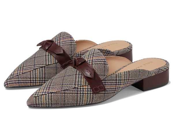 コールハーン レディース サンダル シューズ Piper Bow Mule Multi Plaid Tex