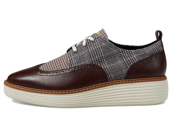 コールハーン レディース オックスフォード シューズ Originalgrand Platform Wing Tip Oxford Madeira/Plaid/I