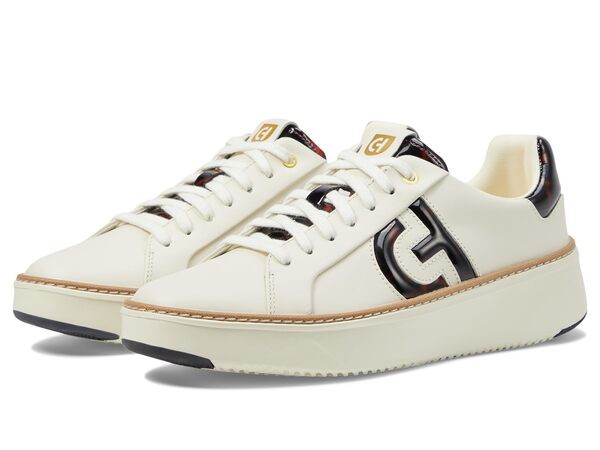 コールハーン レディース スニーカー シューズ Grandpro Topspin Sneakers Ivory/Tortoise