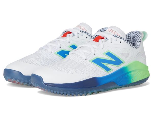 ニューバランス レディース スニーカー シューズ Fresh Foam Velo V4 Turf-Trainer White/Bright La