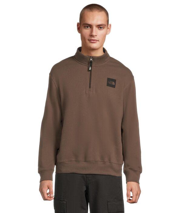 ノースフェイス メンズ パーカー・スウェット アウター Box Half Dome  Zip Smokey Brownの通販は