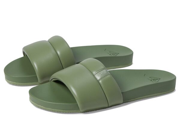 ロキシー レディース サンダル シューズ Slipin Slide Khaki