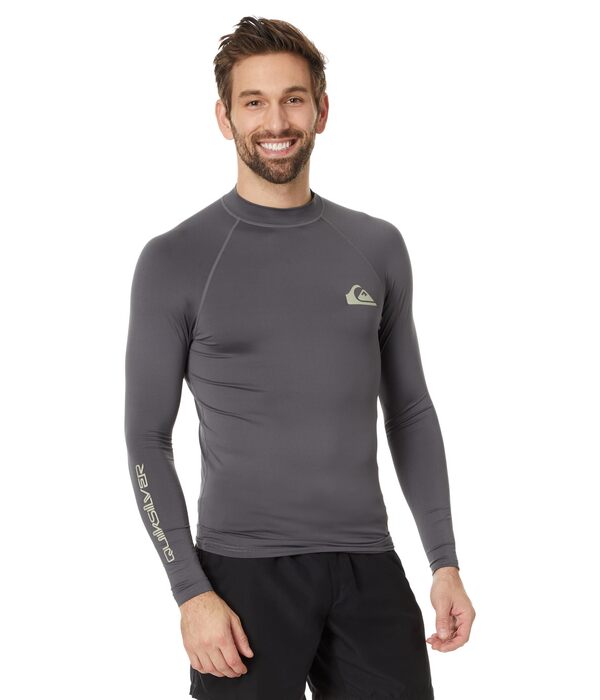 クイックシルバー メンズ トップのみ 水着 Everyday UPF50 Long Sleeve Rashguard Iron Gateの通販は