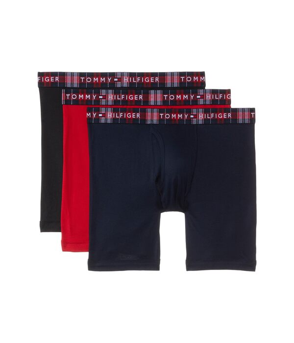 トミー ヒルフィガー メンズ ボクサーパンツ アンダーウェア Cotton Classics Boxer Brief 3-Pack Red Multi 9,235円