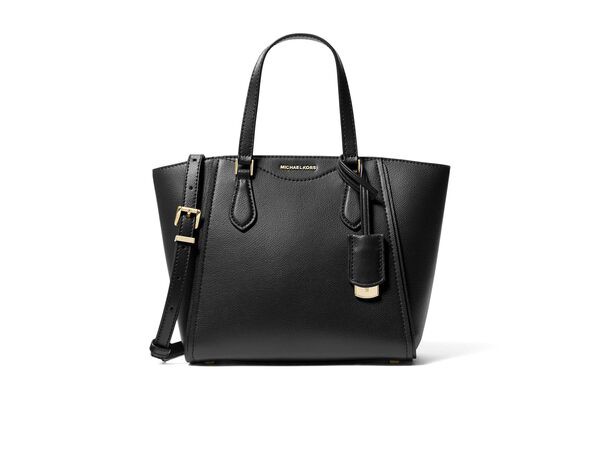 マイケルコース レディース ハンドバッグ バッグ Taryn Small Convertible Top Zip Tote Crossbody Black 1