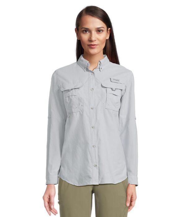 コロンビア レディース シャツ トップス Bahama II Long Sleeve Cirrus Greyの通販は