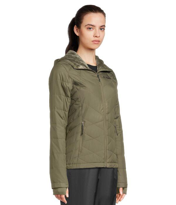 コロンビア レディース コート アウター Heavenly Hooded Jacket Stone Green