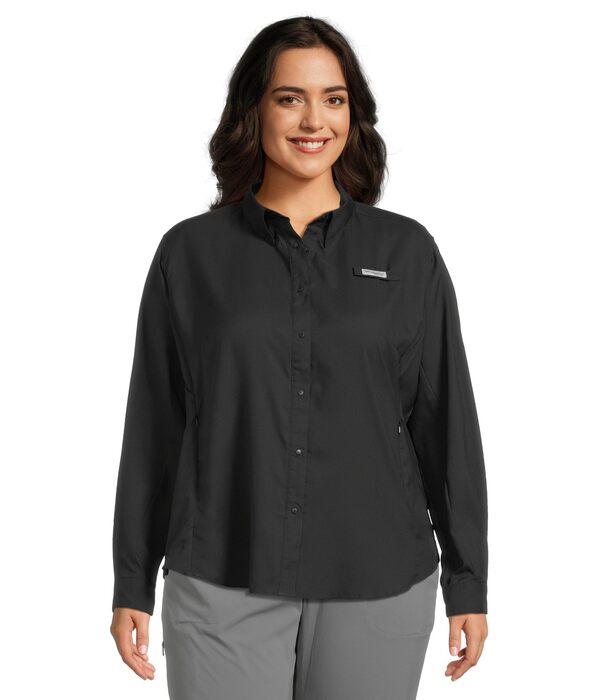 コロンビア レディース シャツ トップス Plus Size Tamiami II L/S Shirt Black 1の通販は 16,480円