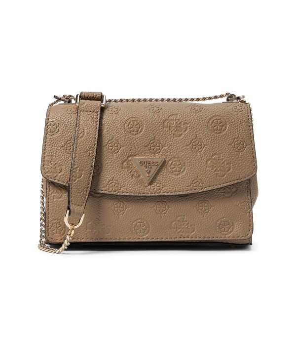 ゲス レディース ハンドバッグ バッグ Cresidia Convertible Crossbody Flap Dark Taupe