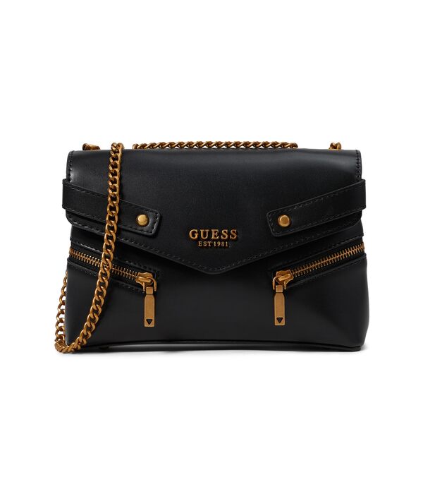 ゲス レディース ハンドバッグ バッグ Trissa Convertible Crossbody Flap Blackの通販は 21,155円
