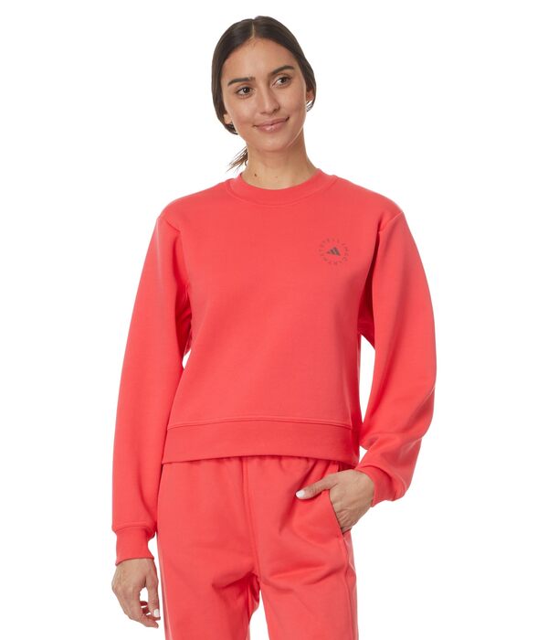 アディダス レディース パーカー・スウェット アウター adidas by Stella McCartney Regular Sweatshirt IW9909 Pinkの通販は