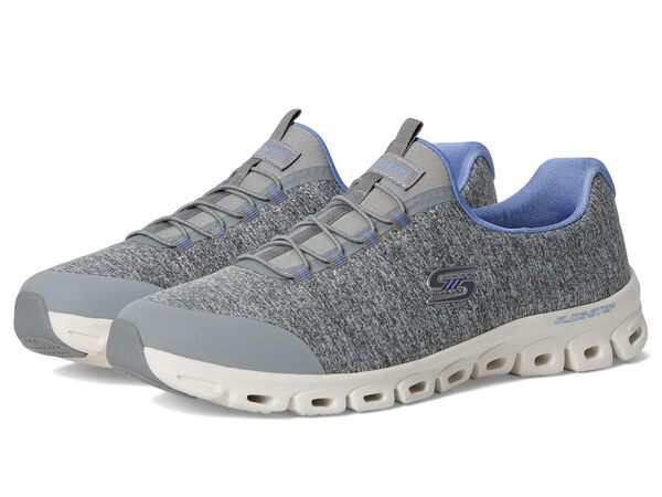 スケッチャーズ レディース スニーカー シューズ Glide Step Persistence Grey Blueの通販は