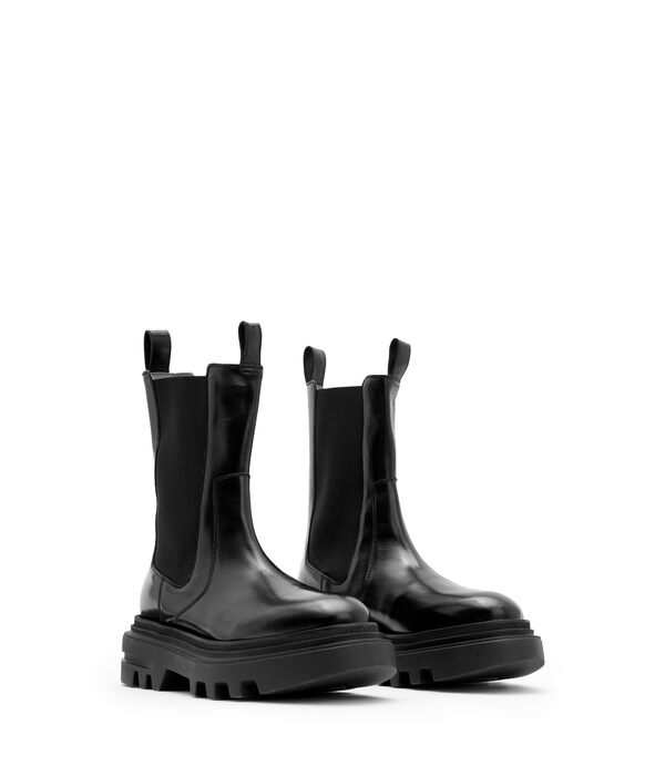 オールセインツ レディース ブーツ・レインブーツ シューズ Alex Boots Black Shine