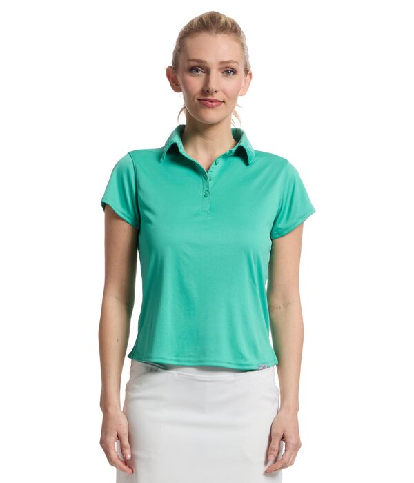 コロンビア Columbia Tidal Tee Short Sleeve Polo レディース シャツ トップス Glaze Green Women's PFG Tidal Tee Short Sleeve Polo | Columbia